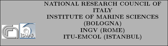 \begin{boxedminipage}[t]{\linewidth}
\begin{minipage}[b]{0.10\linewidth}
\cent...
...V (ROME) \\ ITU-EMCOL (ISTANBUL)
\end{minipage} \hfill
\par
\end{boxedminipage}